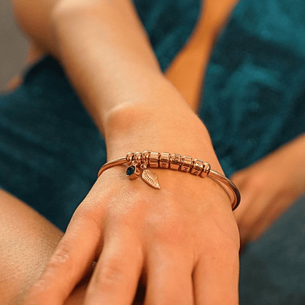 Luna Family Beads Bracelet - Ornaments Co - 18K Gold Plated