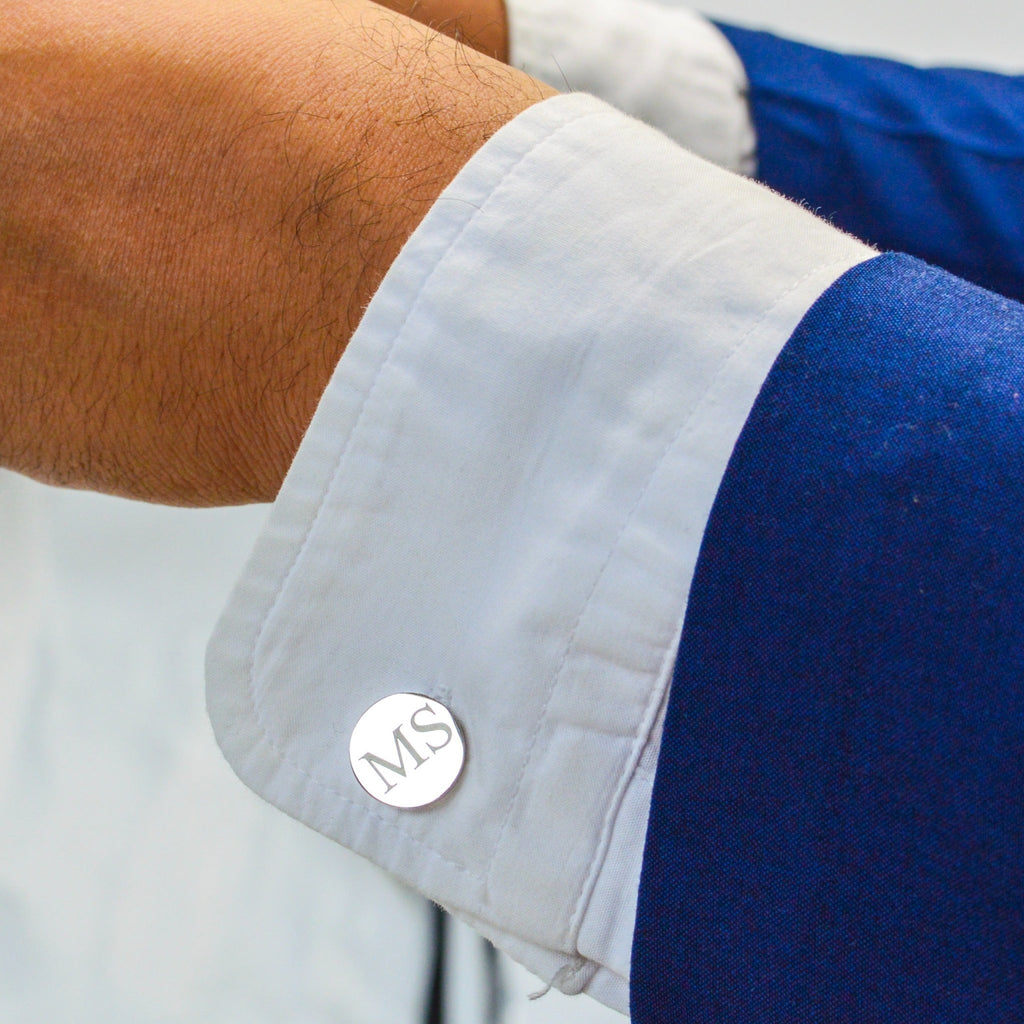 Urban Signature Engraved Cufflinks - Ornaments Co - 18K Gold Plated